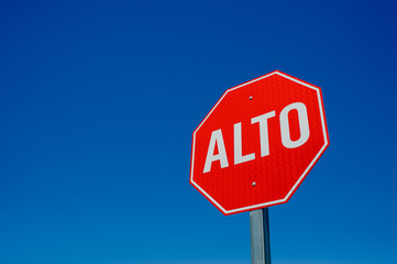 Señal de alto