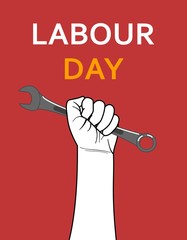1st May Labour Day concept design background