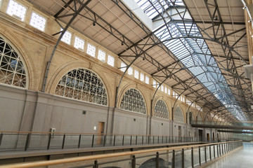 SF Ferry Building Grand Nave Diagonal View