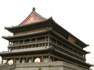 Naklejka premium Drum Tower, XIan, China