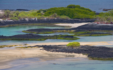 Galapagos Islands. Landscape. Ecuador. Pacific Ocean.