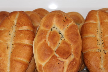 Tasty bread fresh