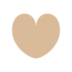 Cardboard heart.