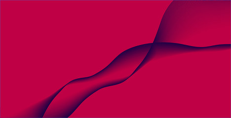 abstract red background with black wave shapes for banner poster design