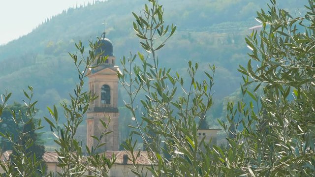 Chiesa Di Quinto di Valpantena in Provincia di Verona (Veneto) italy.
A Close view  Of Church in Quinto Di Valpantena verona italy. close to the farm lands and the cemetery