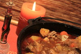   Save Download Preview Middle Eastern Spicy Stew in Cast Iron Pot