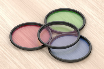Fototapeta premium Different photographic filters