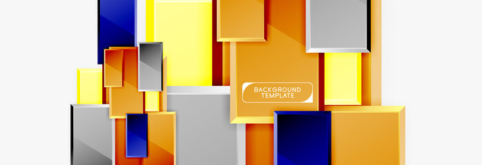 Square geometric composition