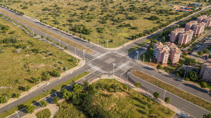 X Road in City of Kilamba in Luanda