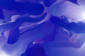 Obraz premium Abstract textural embossed art blue background. Drawing paints on the surface.