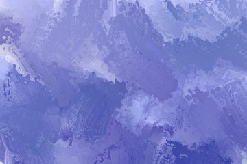 Abstract textural embossed art blue background. Drawing paints on the surface.