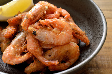 甘海老の唐揚げ