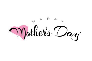 Happy Mother's Day Calligraphy Background