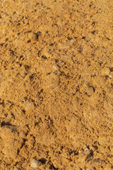 Construction sand as an abstract background