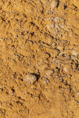 Construction sand as an abstract background