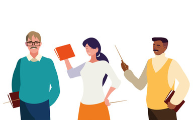 teachers group avatars characters