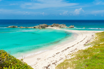 Fototapeta na wymiar Beautiful Caribbean island beach