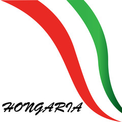 Design Element for HONGARIA National Flag - Vector