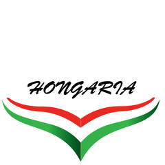 Design Element for HONGARIA National Flag - Vector