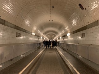 Alter Elbtunnel Tunnel Under Hamburg