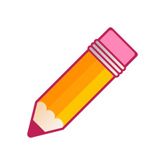 Creative brain Idea concept background design. Pencil-light. Battery of ideas, creative tool. Vector illustration