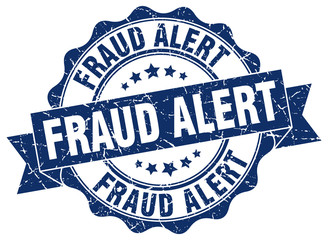 fraud alert stamp. sign. seal