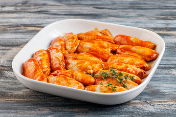 Baked chicken wings
