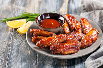 Baked chicken wings