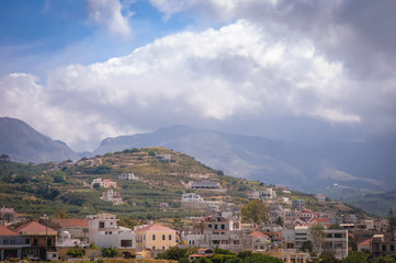 Fototapeta na wymiar Kissamos town on a Greek Island of Crete