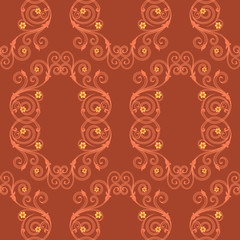 Seamless vintage ornament