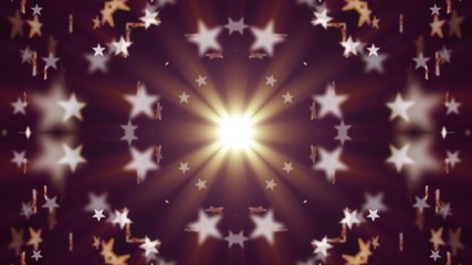 Fototapeta na wymiar symmetrical shiny stars pattern illustration New holiday colorful universal joyful dance music stock image