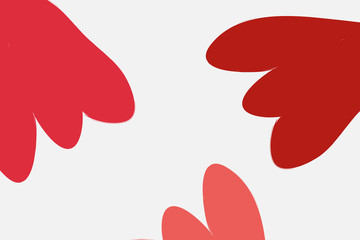 Collage illustration with botanical elements, hand drawn illustration with abstract shapes in summer colors.