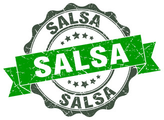 salsa stamp. sign. seal