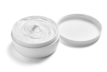  white cream container jar beauty moisturizer skin