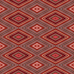 seamless diamond pattern with orange, mauve, maroon, red colors. repeating arabesque background for textile fashion, digital printing, postcards or wallpaper design.