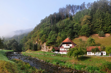 house in the mountains