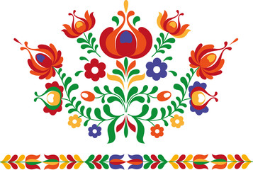 Folk ornament from Eastern Slovakia - 264167183