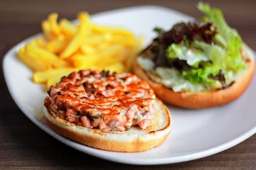 Hamburguesa de pollo