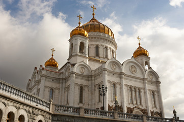 Fototapeta na wymiar CATHEDRAL CHURCH OF CHRIST THE SAVIOUR MOSCOW RUSSIA