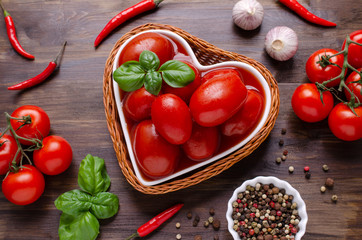 Whole canned tomatoes