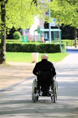 disabled man in wheelchair