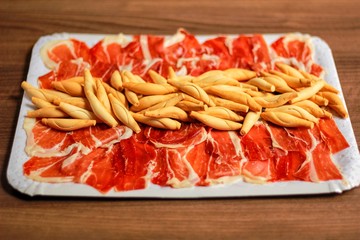 Tabla de jamón iberico