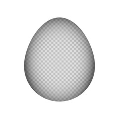 paper cut mock up easter egg background