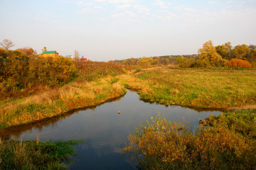 Fototapeta na wymiar Klin, Russia, autumn