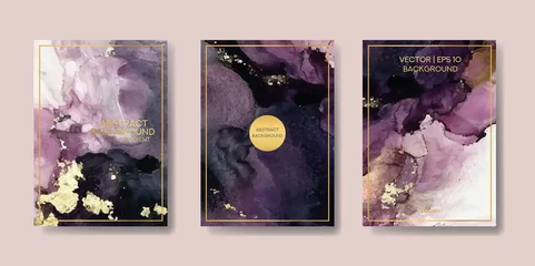 Ingelijste posters  background texture luxury liquid marble and gold. for business cards, flyers, flyer, banner, website, paper printing. trend vector © chikovnaya