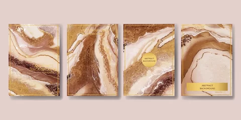 Fototapete  background texture luxury liquid marble and gold. for business cards, flyers, flyer, banner, website, paper printing. trend vector © chikovnaya