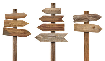 wood wooden sign arrow board plank signpost