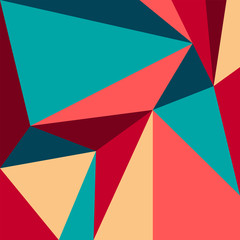 geometry red pink blue colors abstract poligons background