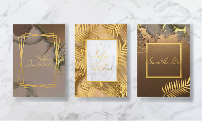  background texture luxury liquid marble and gold. for business cards, flyers, flyer, banner, website, paper printing. trend vector