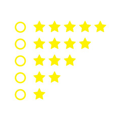 rating stars icon